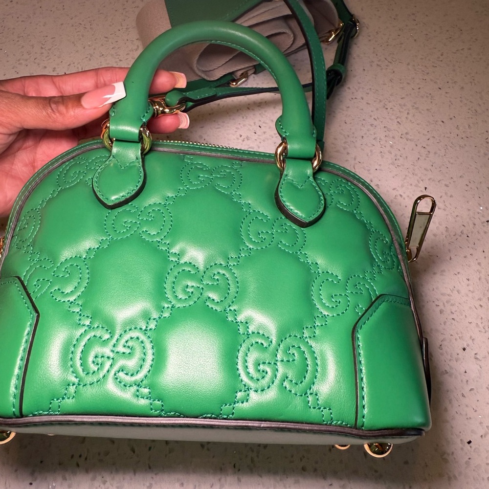 Green Designer Handbag